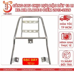 Cảng Sau Chịu Lực Xe Airblade 3 điểm Đời 2013 - 2026
